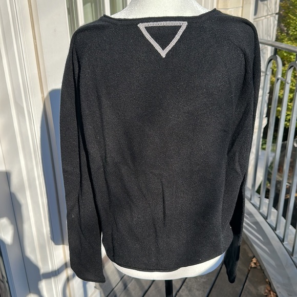 Black 100% cashmere sweater - Picture 3 of 4